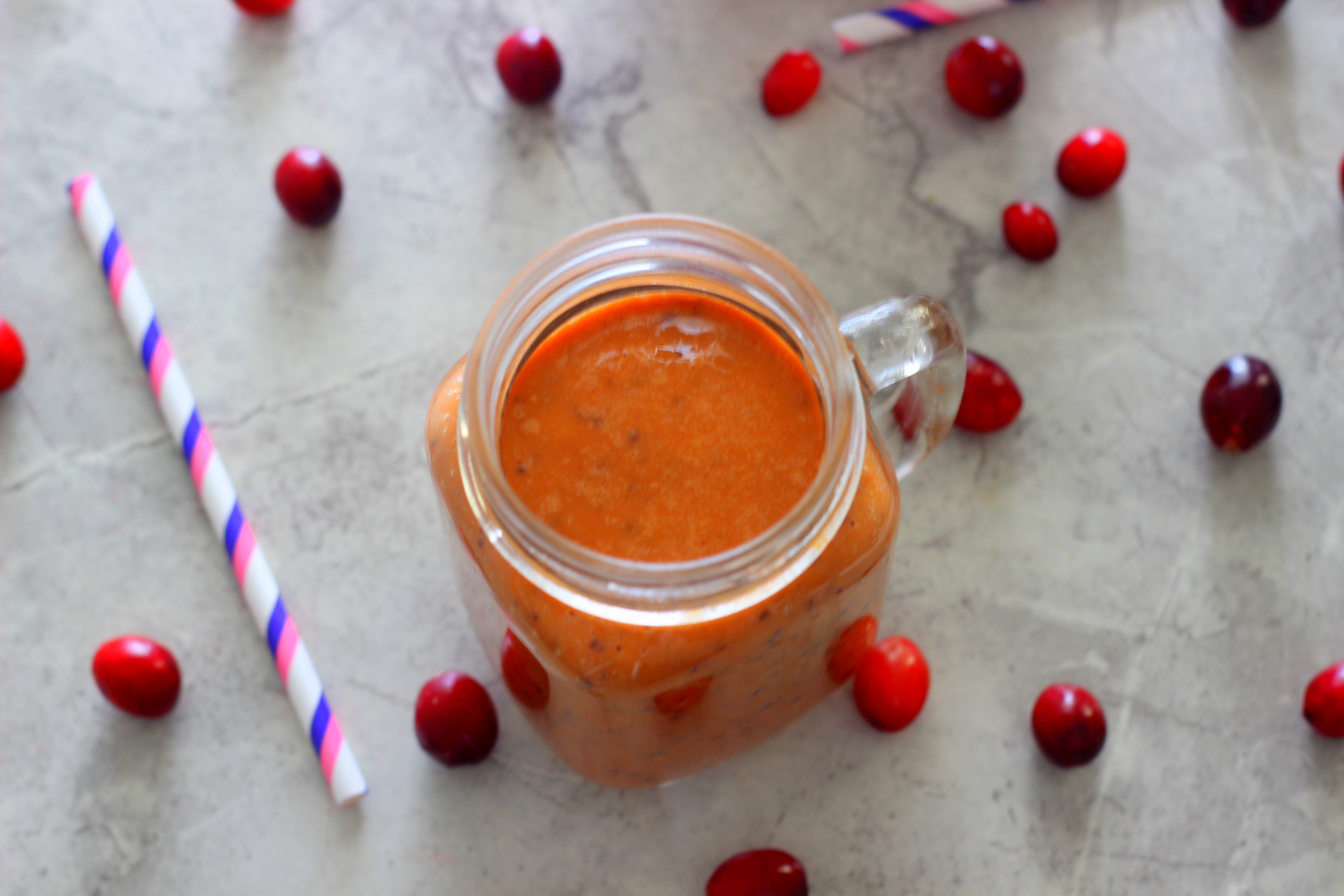 Pumpkin and Cranberry Smoothie