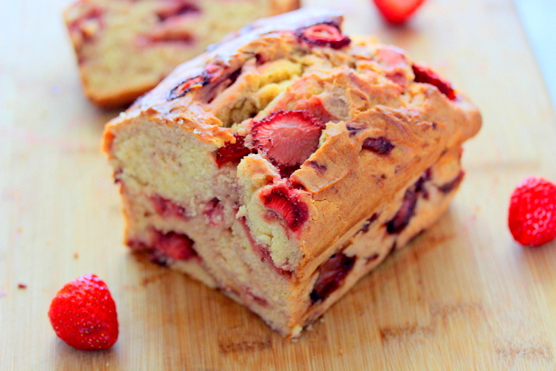 Gluten Free Strawberry Cake Bread