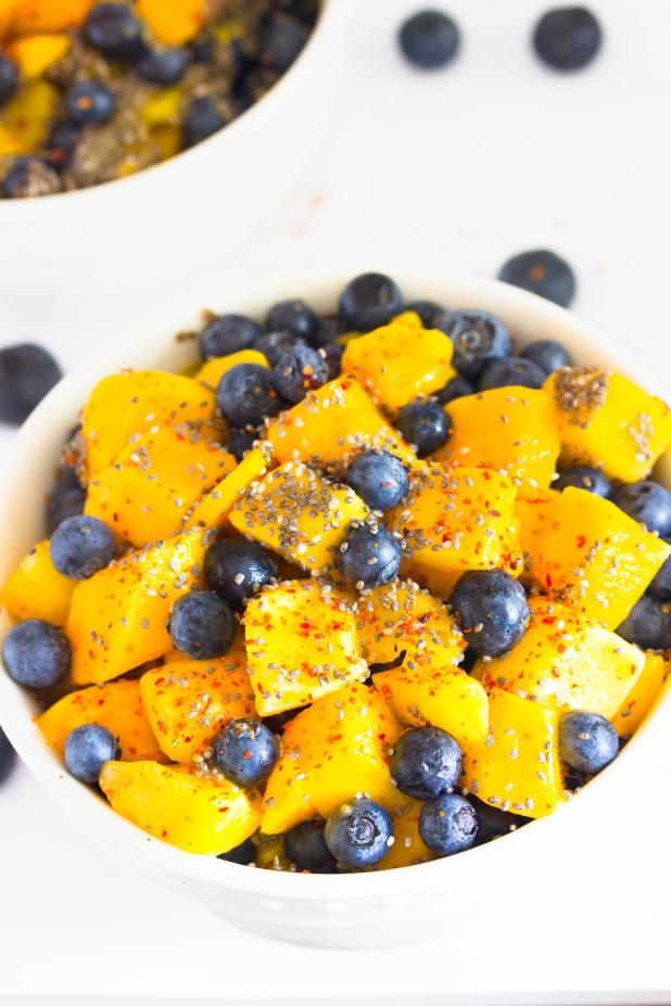 Chia Blueberry Mango Salad