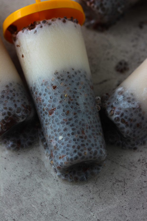 Creamy Chia Popsicles