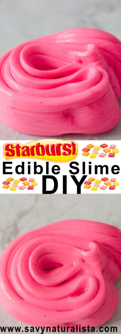 Learn how to make edible starburst slime with only three ingredients! It's not only easy to make. It's fun to play with and tastes so good!