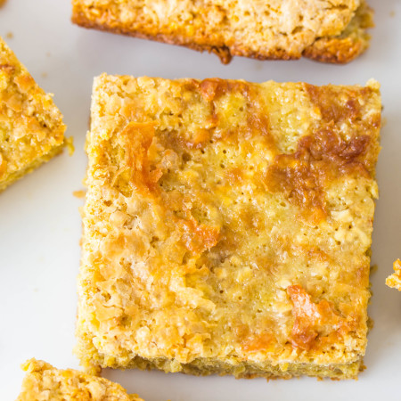Lemon Vanilla Protein Squares