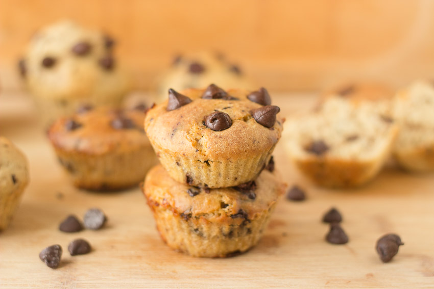 Low-fat Chocolate Chip Muffins