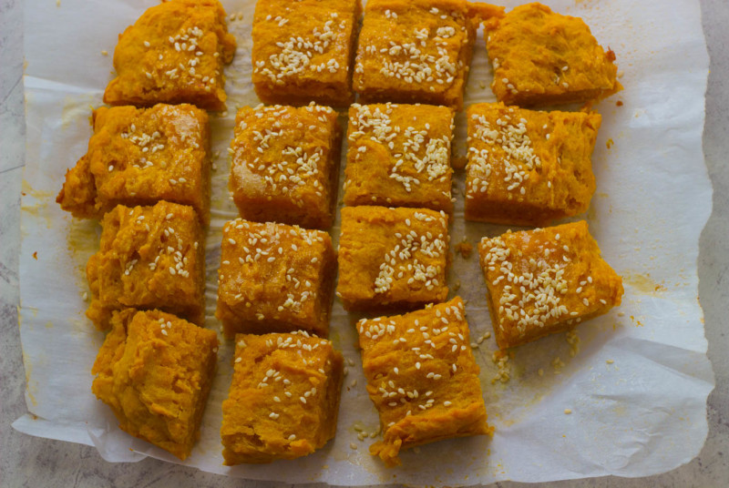 Pumpkin Sesame Bites