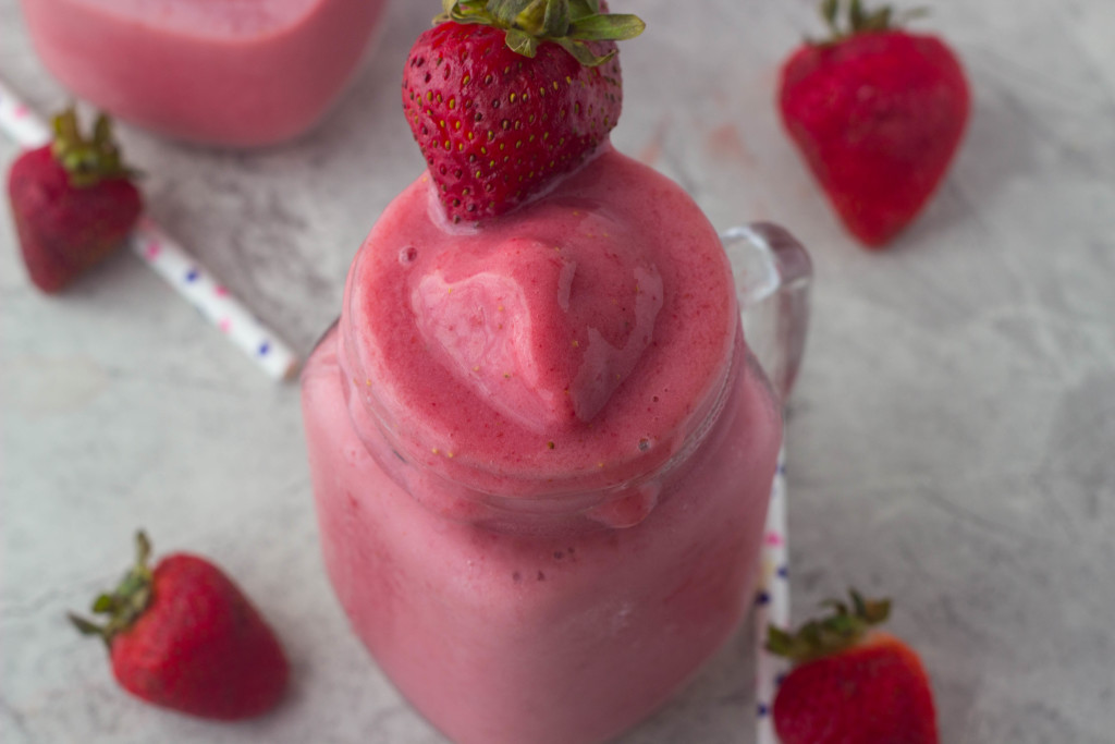Strawberry Cream Slushie