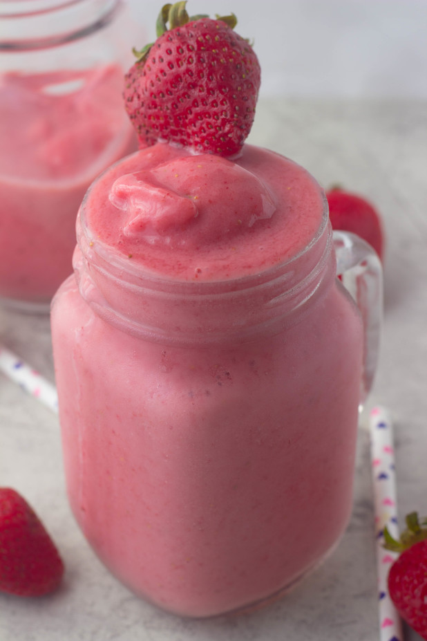 Strawberry Cream Slushie